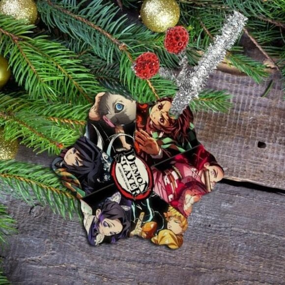 Anime Character Christmas Ornament - Porcelain - Brand New - Picture 4 of 6